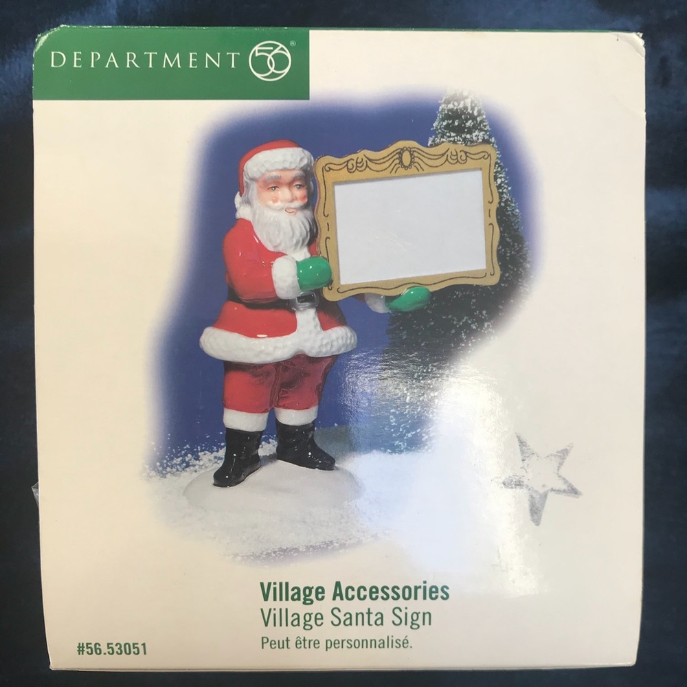 New Dept 56 Santa and Cobblestone Road